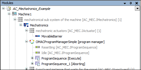 Application Composer example Mechatronics